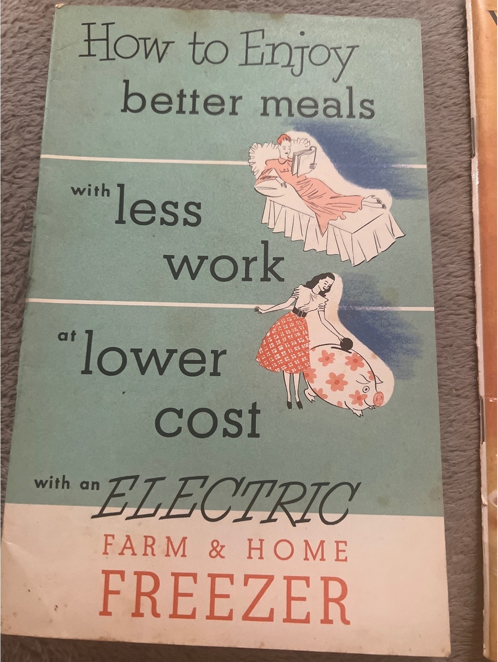 Vintage Farm & Home Electric Freezer Instruction Manual